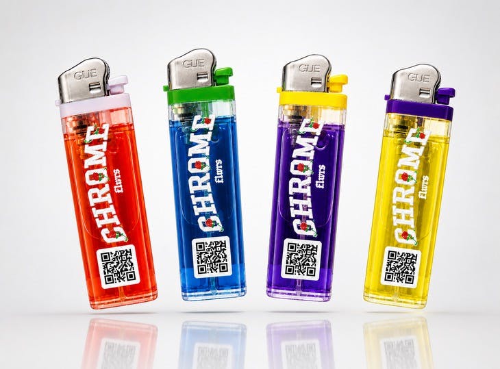 Chrome Flwrs | Lighter