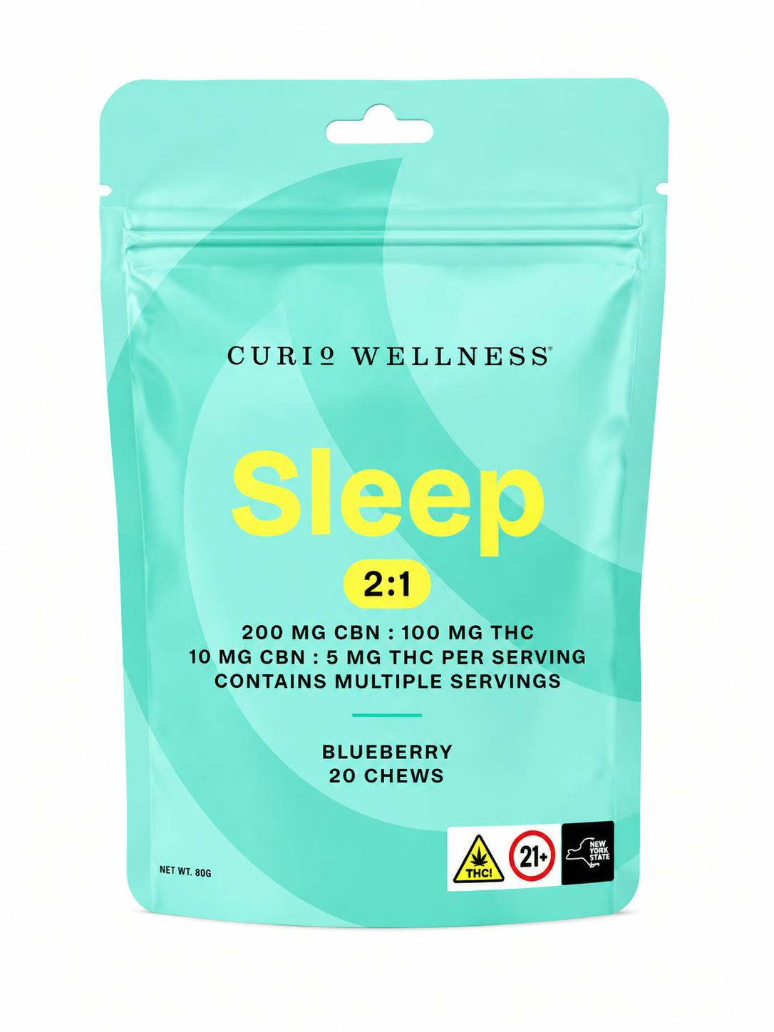 Curio Wellness | Sleep 2:1 | Chews | 20ct