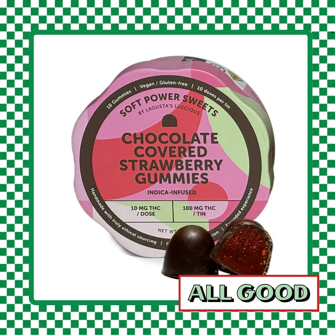 SPS | Chocolate Covered Gummy | Strawberry Indica | 100mg