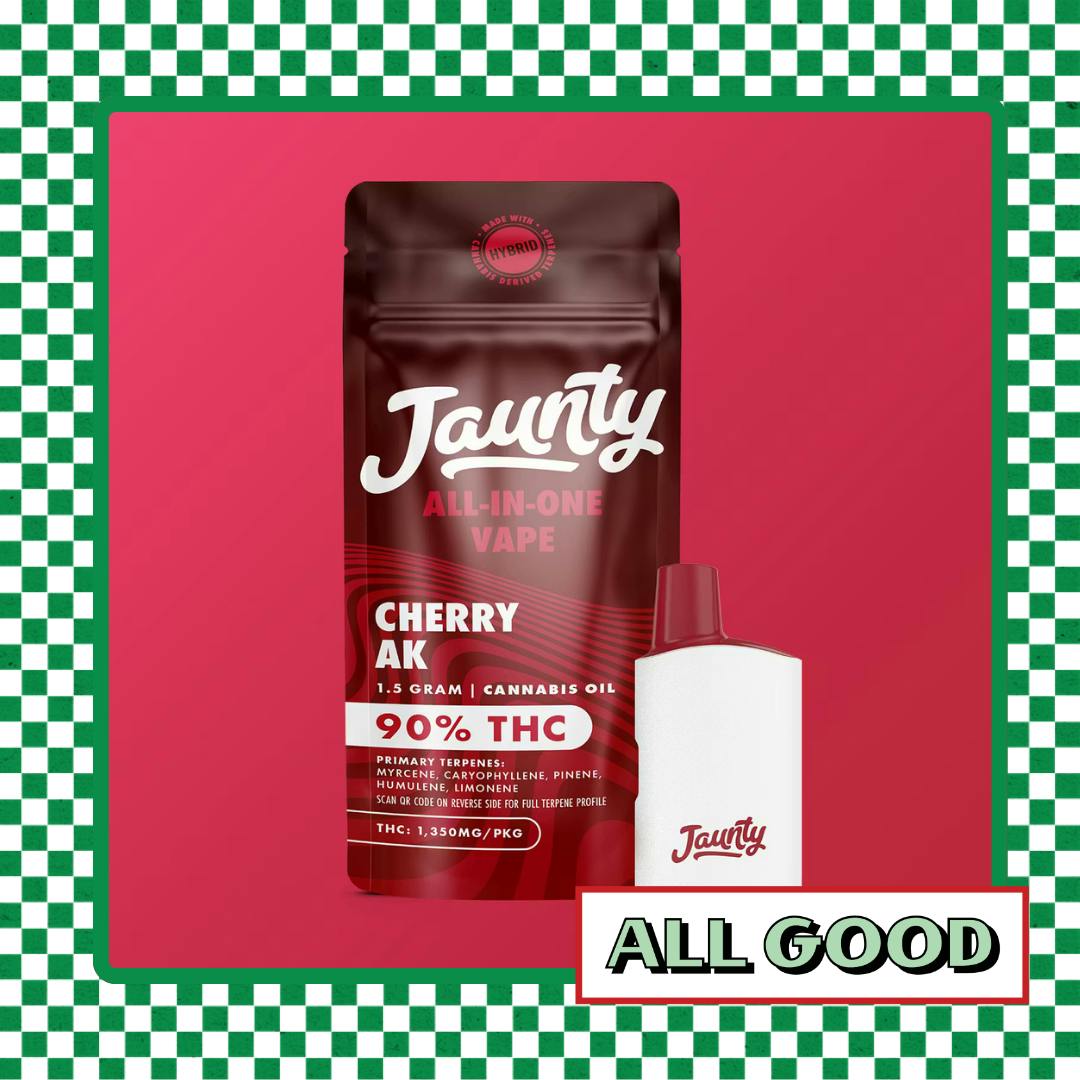 Jaunty | Cherry AK | AIO Vape | Sativa-Hybrid | 1.5g