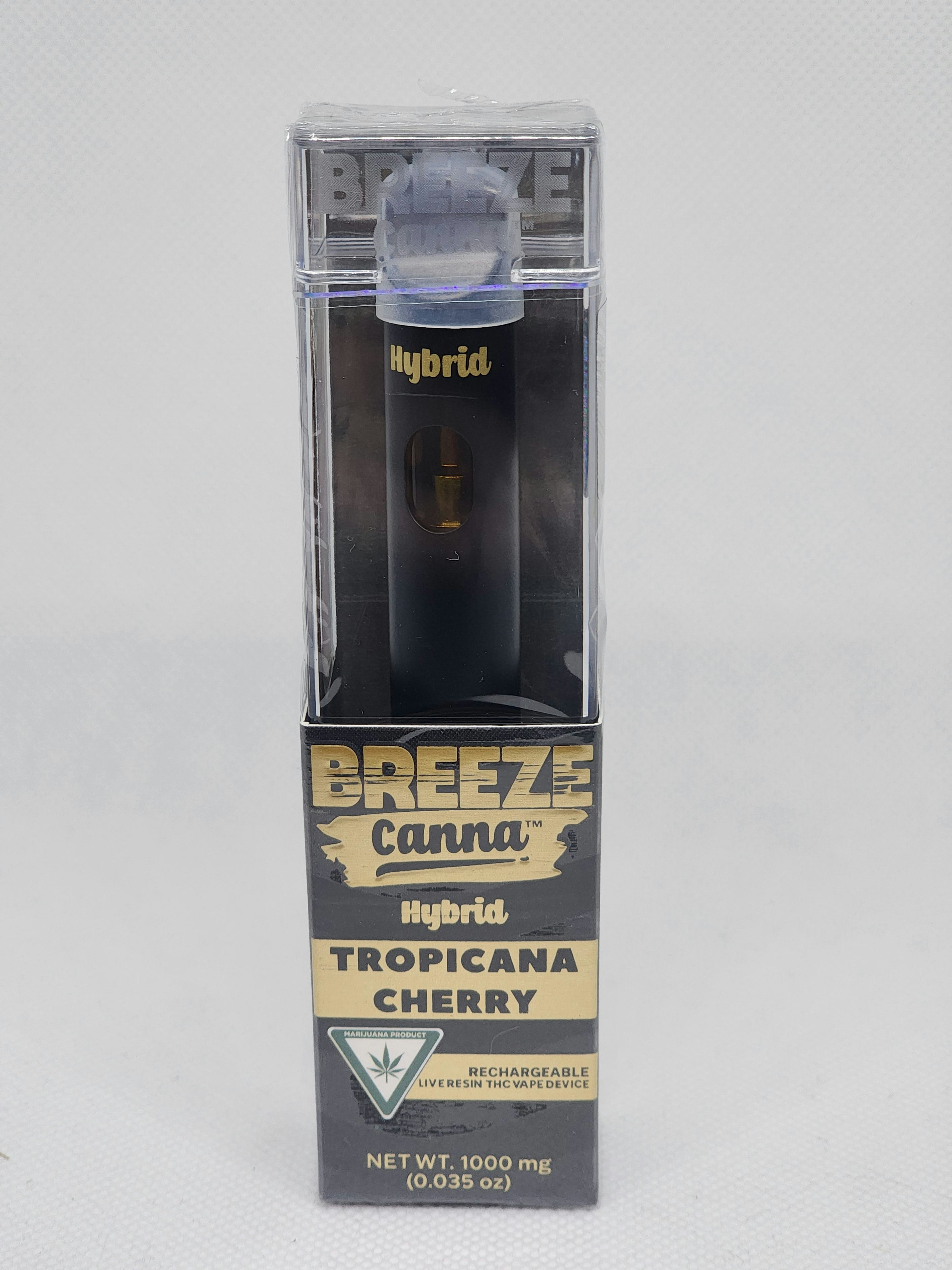 TROPICANA CHERRY LIVE RESIN 1g Vaporizers BREEZE