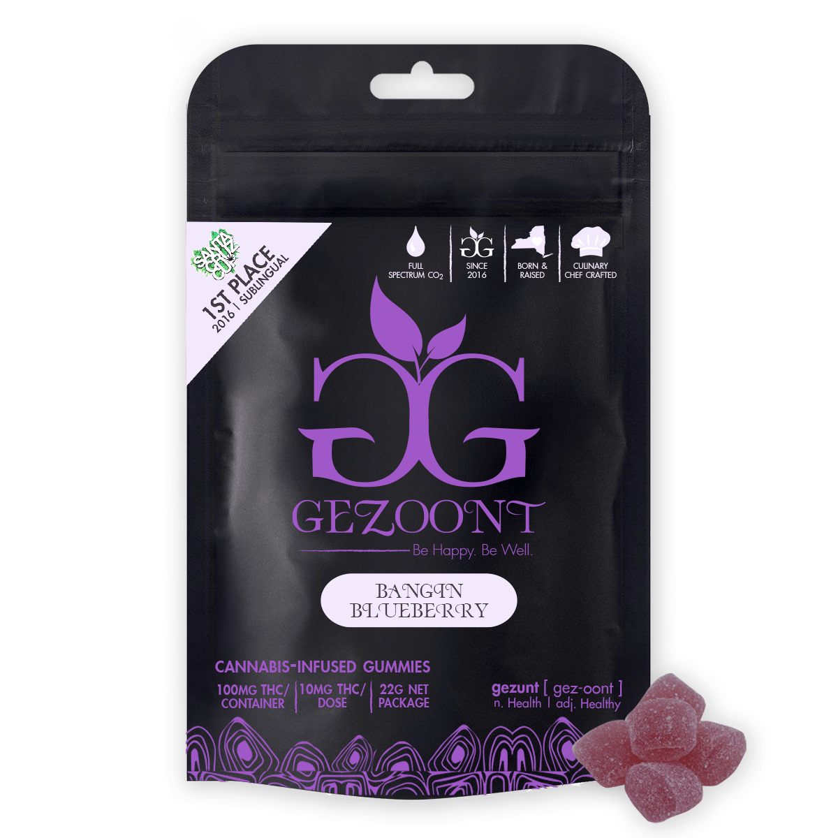 Bangin' Blueberry | Gummies | 100mg