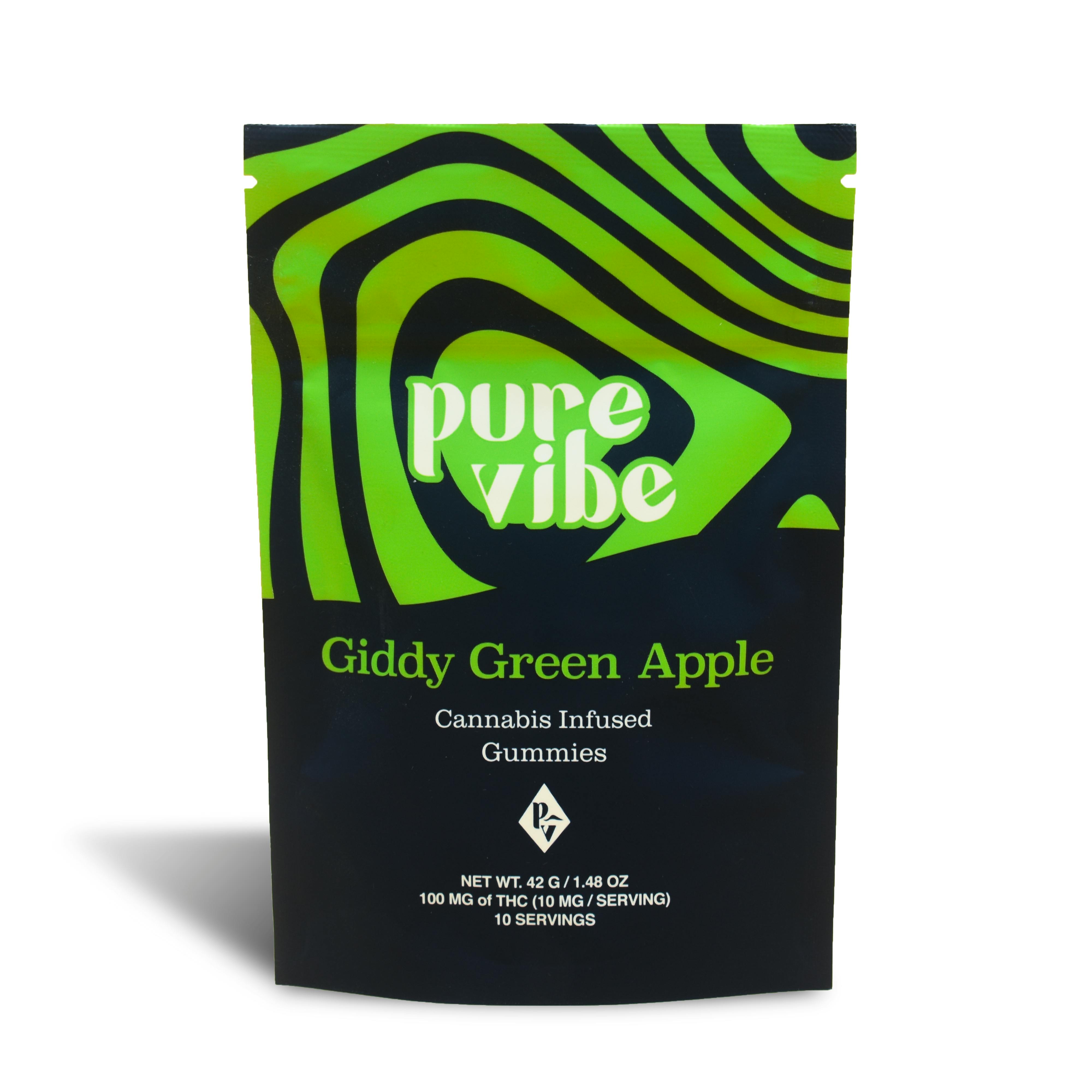 Giddy Green Apple | Gummies | 100mg