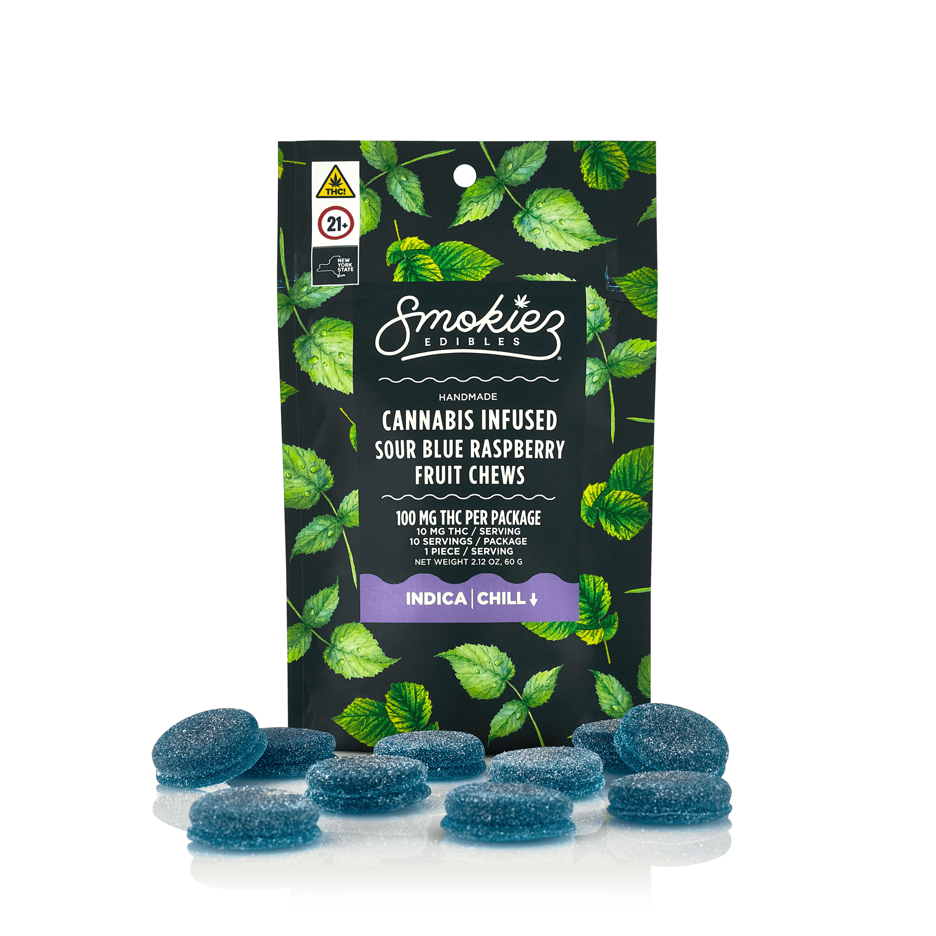 Sour Blue Raspberry | Gummies | 10mg | 10pk