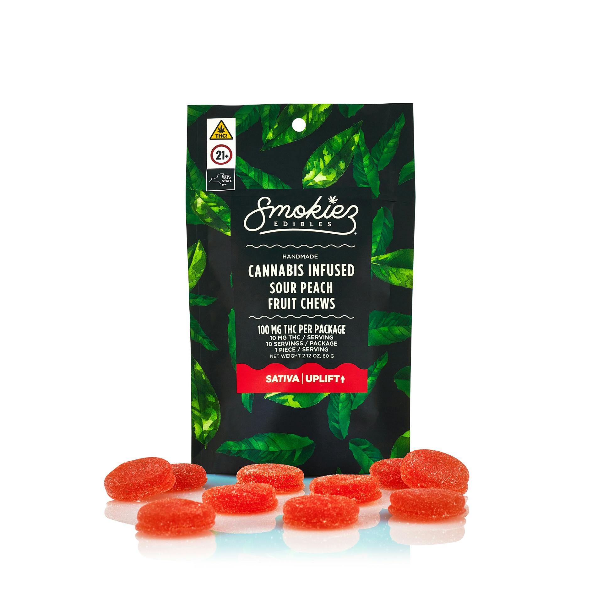 Sour Peach | Gummies | 10mg | 10pk