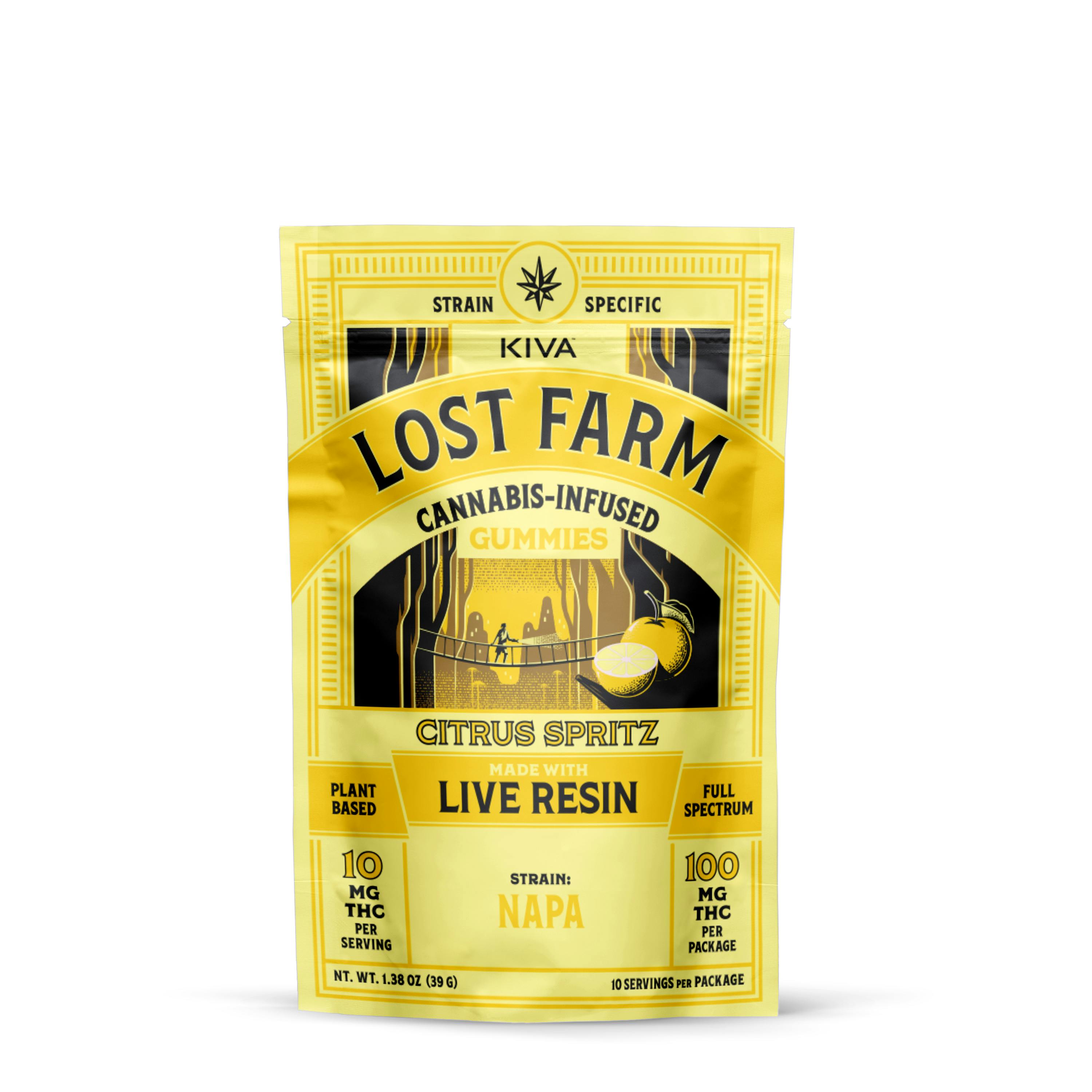 Live Resin Gummies | Citrus Spritz x Napa | 10mg | 10ct