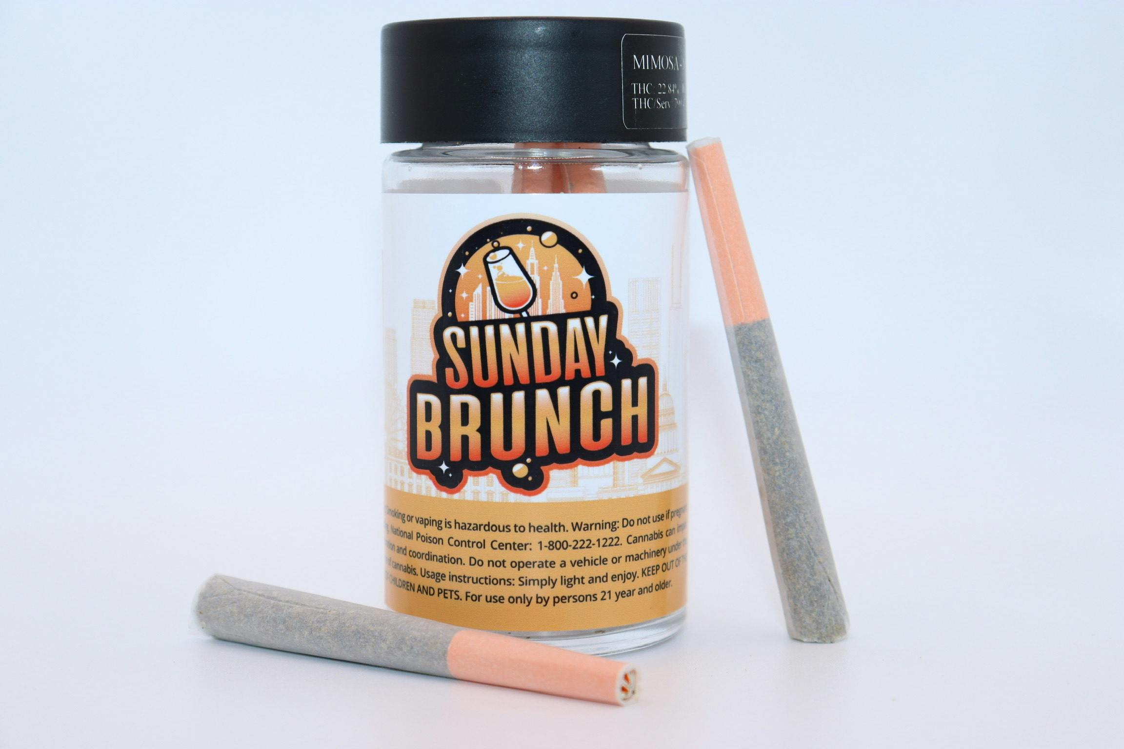 Sunday Brunch | PreRolls | Mimosa | 7PK
