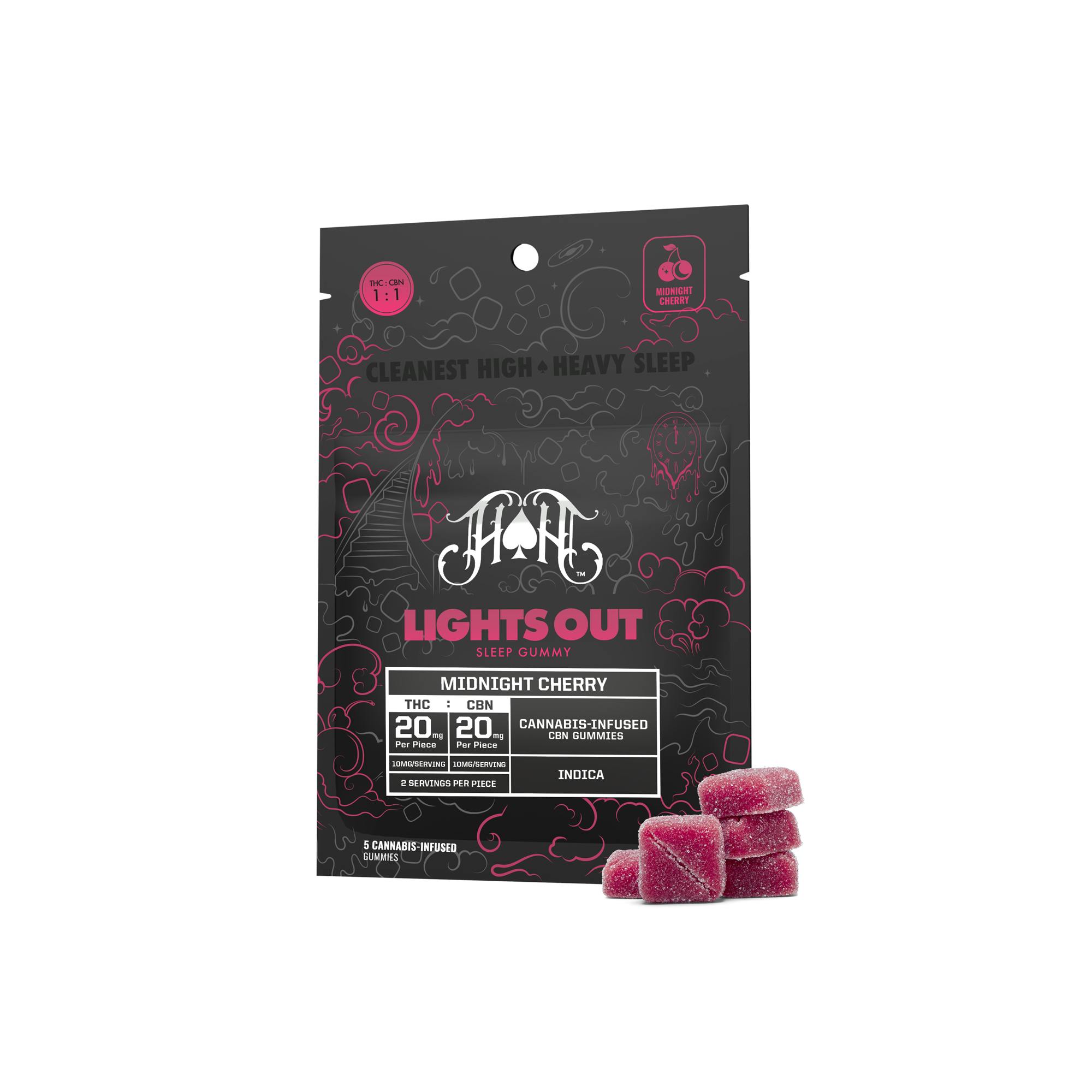 Midnight Cherry | Gummies | 20mg | 5ct