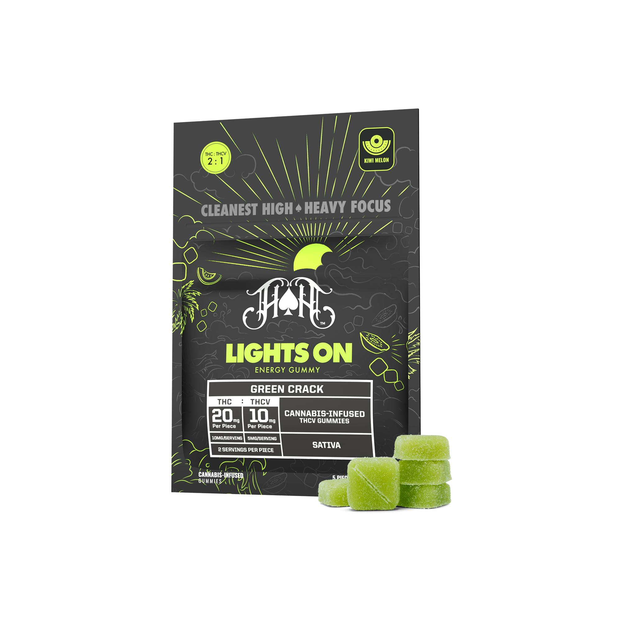 Green Crack | Gummies | 20mg | 5ct
