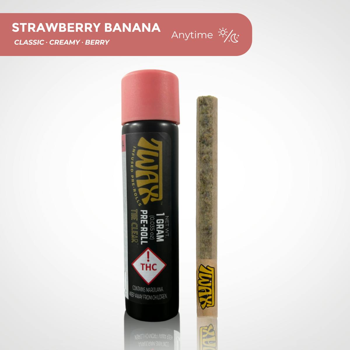 Strawberry Banana | 1G Infused Pre-Roll | 1pk