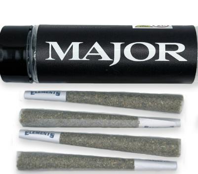 Major | LemonHead | 4 pack Preroll | Sativa | 4g