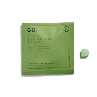 1906 - Go Pills 1:1 THC:CBD (Sugar Free) - 2pk - 10mg