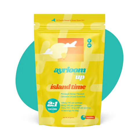 Ayrloom - Island Time Up 2:1 THC:CBD - Pineapple Mango - 10pk - 100mg