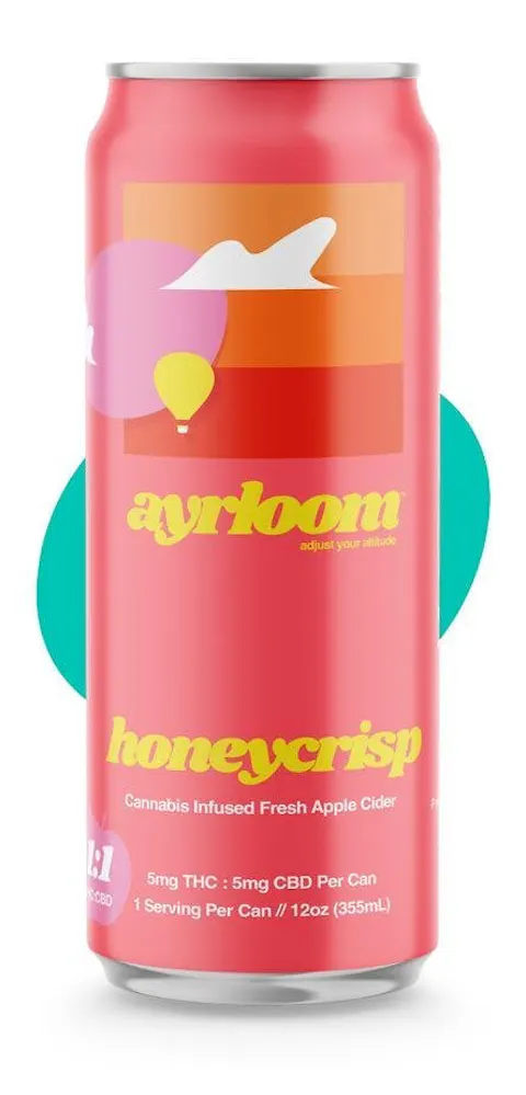 Ayrloom - Honeycrisp Apple Cider 1:1 THC:CBD - Single - 5mg