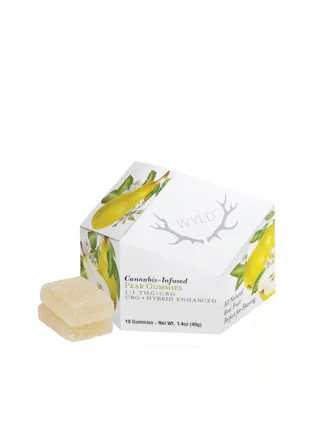 WYLD - Pear 1:1 THC:CBG - 10pk - 100mg