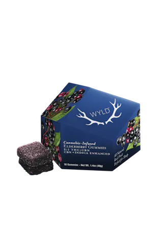 WYLD - Elderberry 2:1 THC:CBN - 10pk - 100mg
