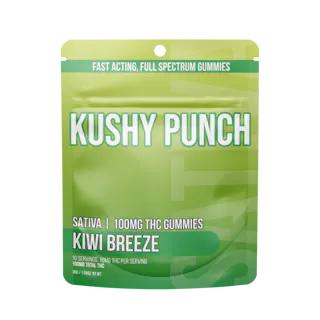 Kushy Punch - Kiwi Breeze - 10pk - 100mg