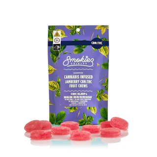 Smokiez - Sweet Jamberry 1:1 THC:CBN - 10pk - 100mg