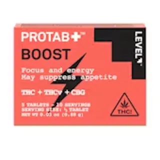 Level - ProTabs+ (Sugar Free) - Boost THC:THCv:CBG - Extra Strength - 5pk - 100mg