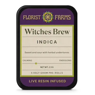 Florist Farms - Witches Brew - Live Resin Infused - 5pk - .5g
