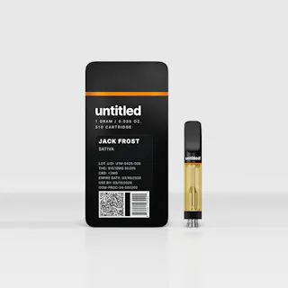 Untitled - Jack Frost - Vape Cartridge - 1g