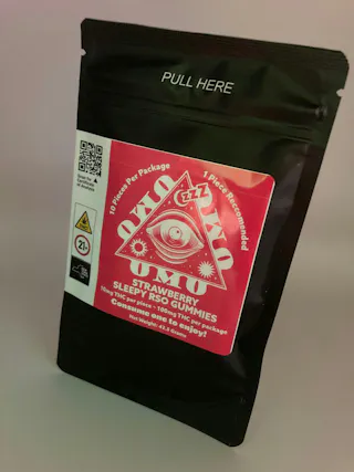 OMO - Sleepy Strawberry - RSO Gummies- 10pk - 100mg