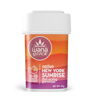 Wana - Quick New York Sunrise Sativa - Kosher Gummies - 10pk - 100mg