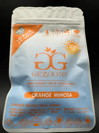 Gezoont - Orange Mimosa - Daytime Delight (Kosher) 5:5:1 THC:CBG:THCv - Single - 100mg
