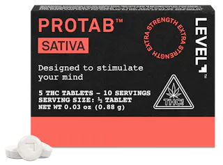 Level - ProTabs (Sugar Free) - Sativa - Extra Strength 5pk - 100mg