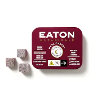 Eaton Botanicals - Dark Cherry Nightly Nightcap - 1:1 THC:CBN - 20pk - 100mg