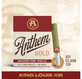 Anthem - King Louie XIII - Glass Tip - Infused 5pk - .5g