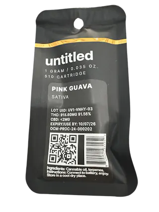 Untitled - Pink Guava - Vape Cartridge - 1g