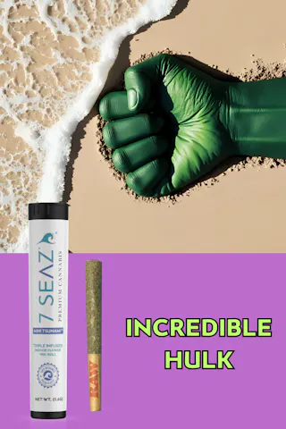 7Seaz - Mini Tsunami - Incredible Hulk (Indoor) - Infused - .6g