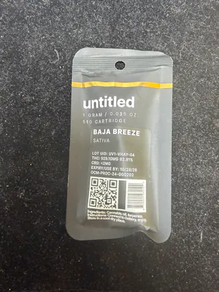 Untitled - Baja Breeze - Vape Cartridge - 1g