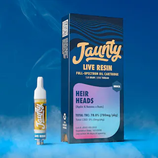 Jaunty - Heir Heads - Live Resin Vape Cartridge - 1g