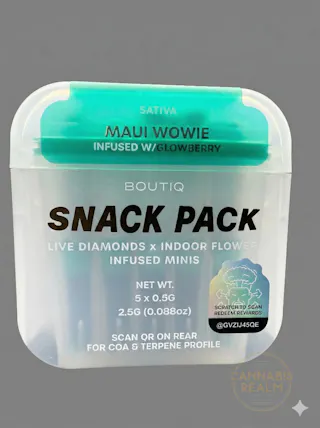 Boutiq – Maui Wowie / Glowberry (Indoor) - Diamond Infused 5pk - .5g