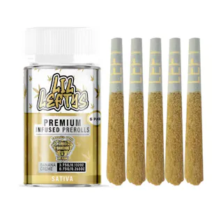Lil Lefty's - Banana Creme Pie - Infused Mini Blunts 5pk - 1.3g