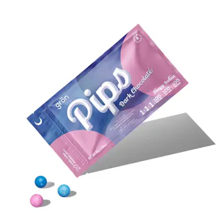Grön - Pips - Dark Chocolate (Sleepy Indica) 1:1:1 THC:CBD:CBN - 20pk - 100mg