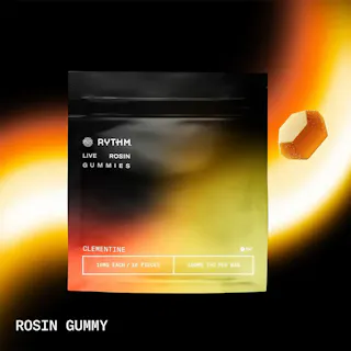 Rythm - Clementine (Afternoon Delight #4) - Live Rosin Gummies - 10pk - 100mg