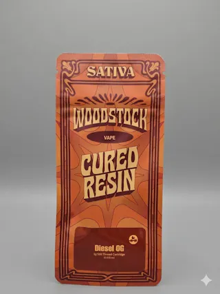 Woodstock - Diesel OG - Cured Resin Vape Cartridge - 1g