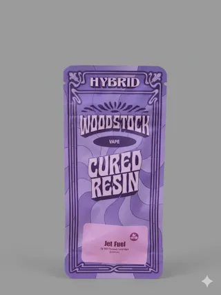 Woodstock - Jet Fuel - Cured Resin Vape Cartridge - 1g