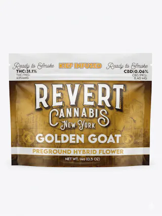 Revert - Golden Goat - Kief Infused Ground Flower - 14g