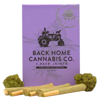 Back Home Cannabis Co - Northern Lights - 6pk - .5g