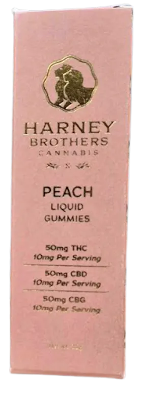 Harney Brothers Cannabis - Peach Liquid Gummy - 50mg