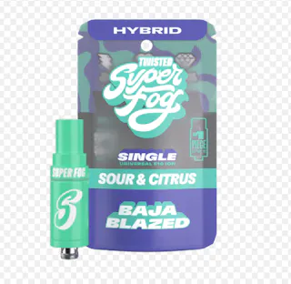 Super Fog by Mfused - Baja Blazed - Liquid Diamonds Vape Cartridge - 1g