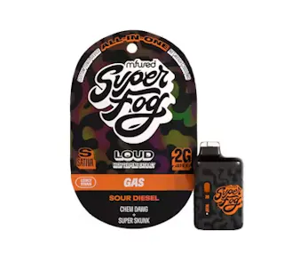 Super Fog by Mfused - Sour Diesel - Disposable Vape - 2g