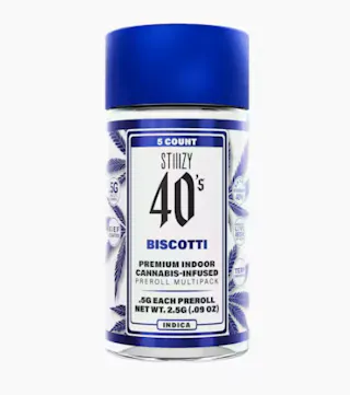 Stiiizy - Biscotti (Indoor) - Infused 5pk - .5g
