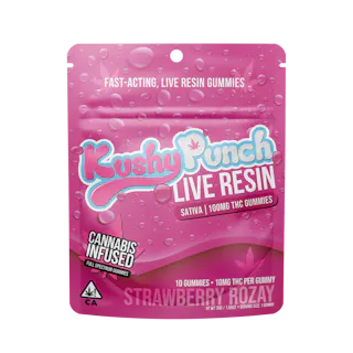 Kushy Punch - Strawberry - 10pk - 100mg