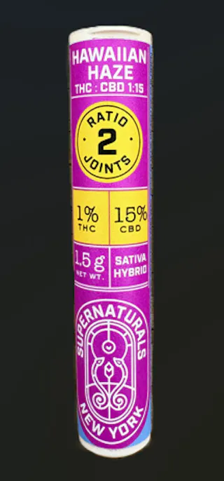 Supernaturals - Hawaiian Haze 1:15 THC:CBD – 2pk – .75g