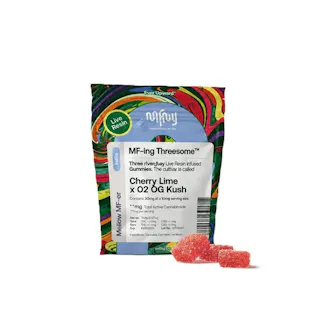 MFNY - Cherry Lime x O2 OG Kush Live Resin Gummies - 3pk - 30mg
